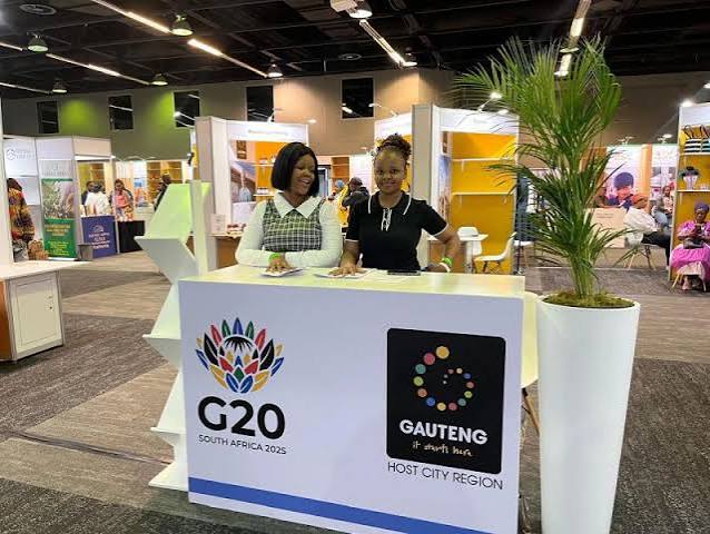 The Owntravel team at the G20 South Africa exhibition